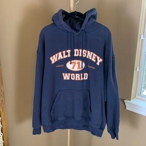 Vintage-Style Walt Disney World '71 Hoodie Size L - Retro Classic Oversized